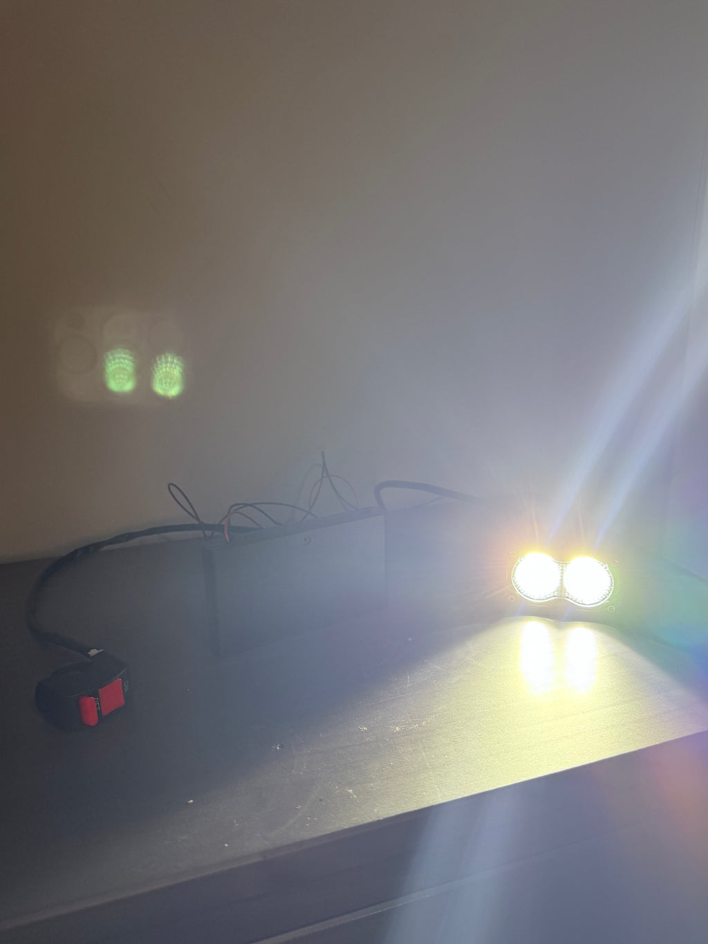 Universal Battery-Powered Baja Tail Light — No Wiring Required